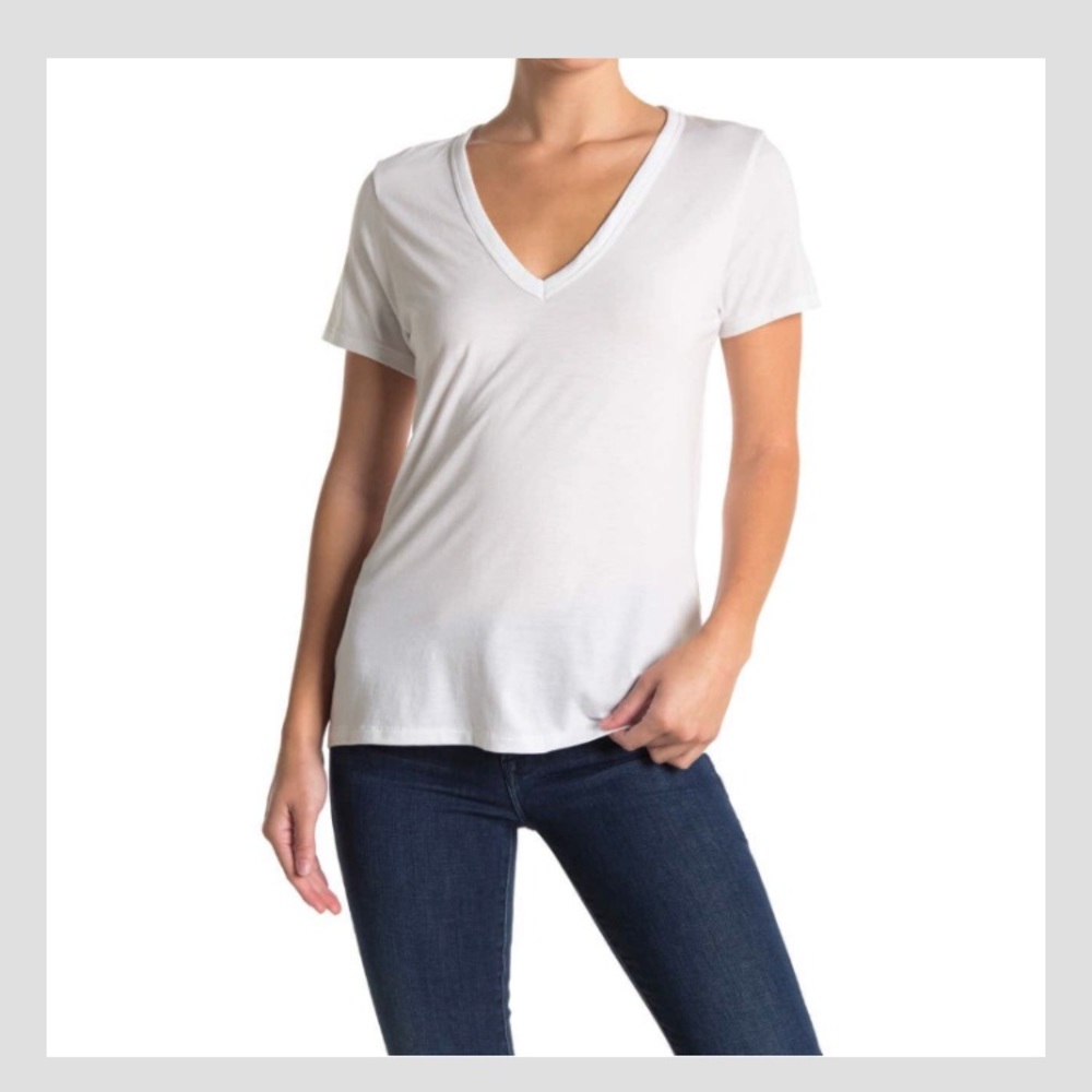 White Rag & Bone Core V-Neck Tee